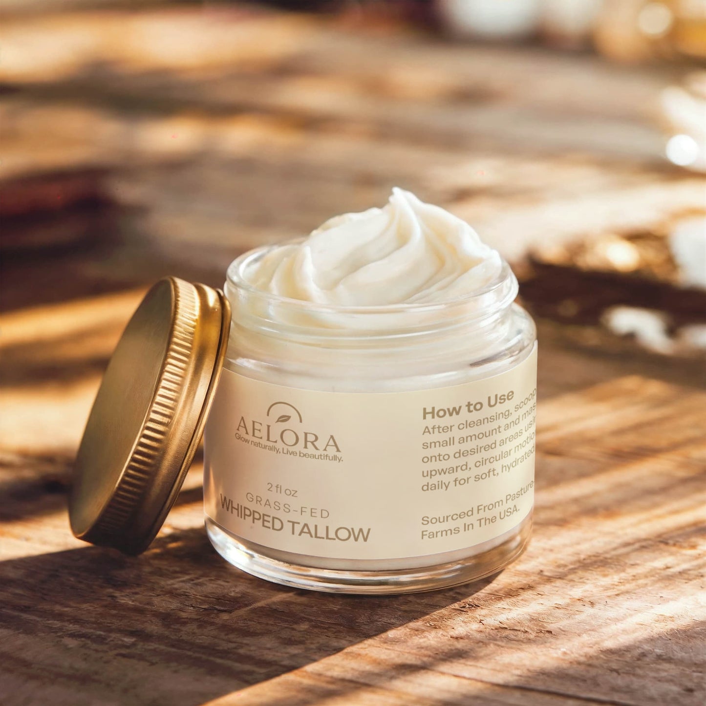 AELORA™ Grass-Fed Whipped Tallow Balm
