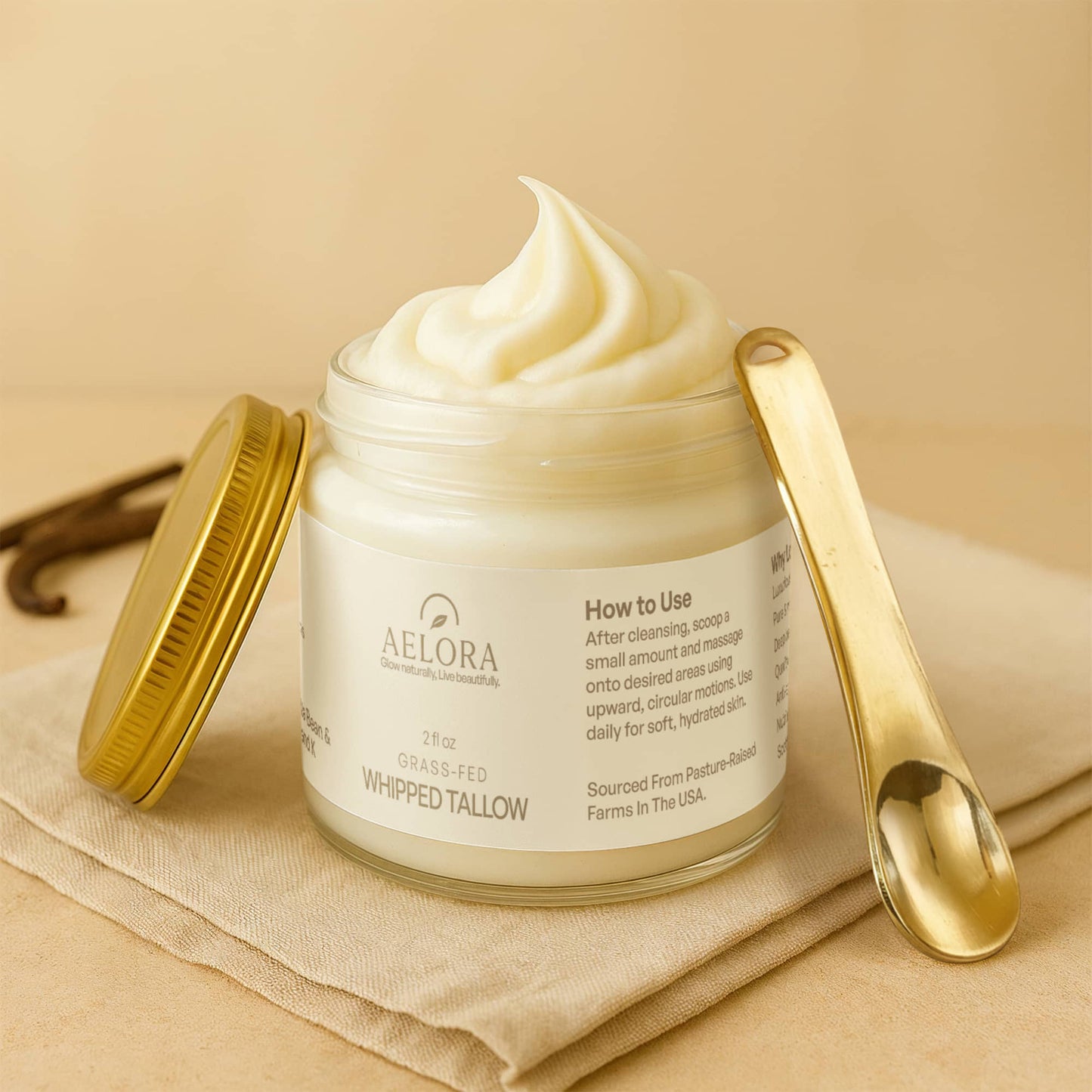 AELORA™ Grass-Fed Whipped Tallow Balm